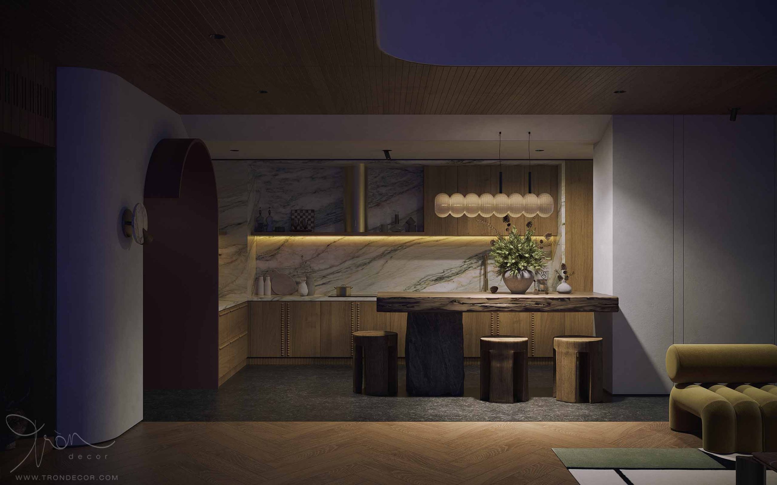 THIẾT KẾ NỘI THẤT CĂN HỘ DUPLEX OPERA RESIDENCE