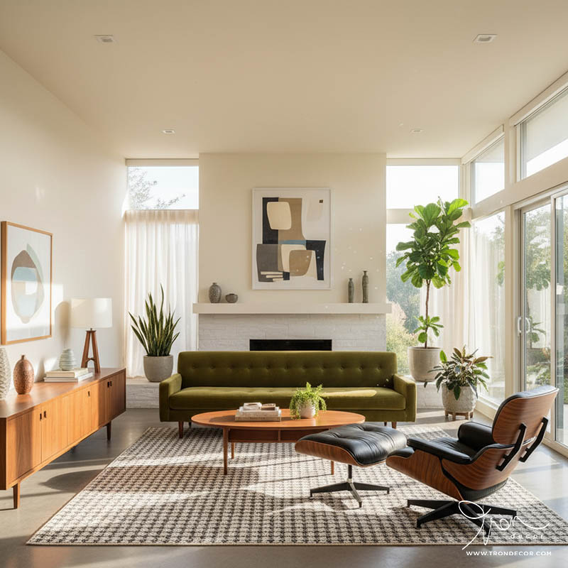 PHONG CÁCH NỘI THẤT MID CENTURY
