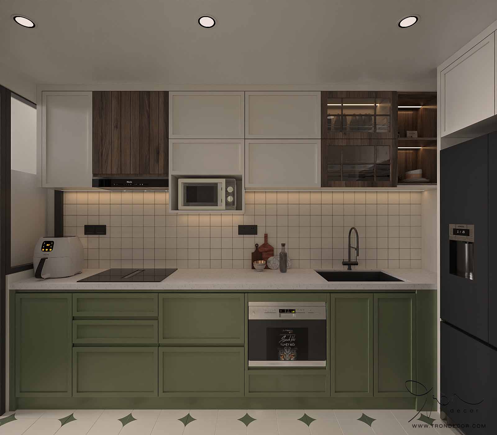 THIẾT KẾ NỘI THẤT CĂN HỘ 84M2 - DELASOL
