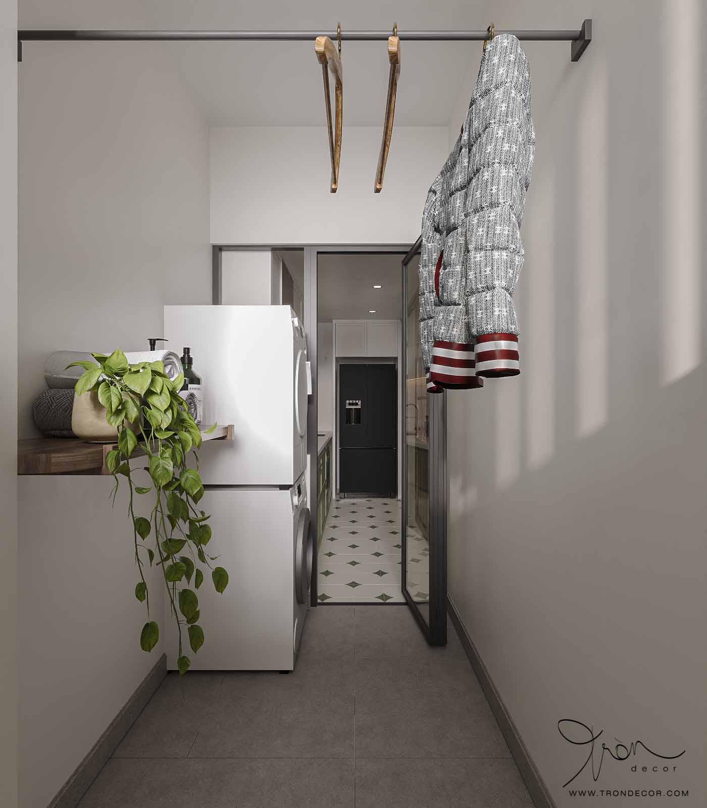 THIẾT KẾ NỘI THẤT CĂN HỘ 84M2 - DELASOL