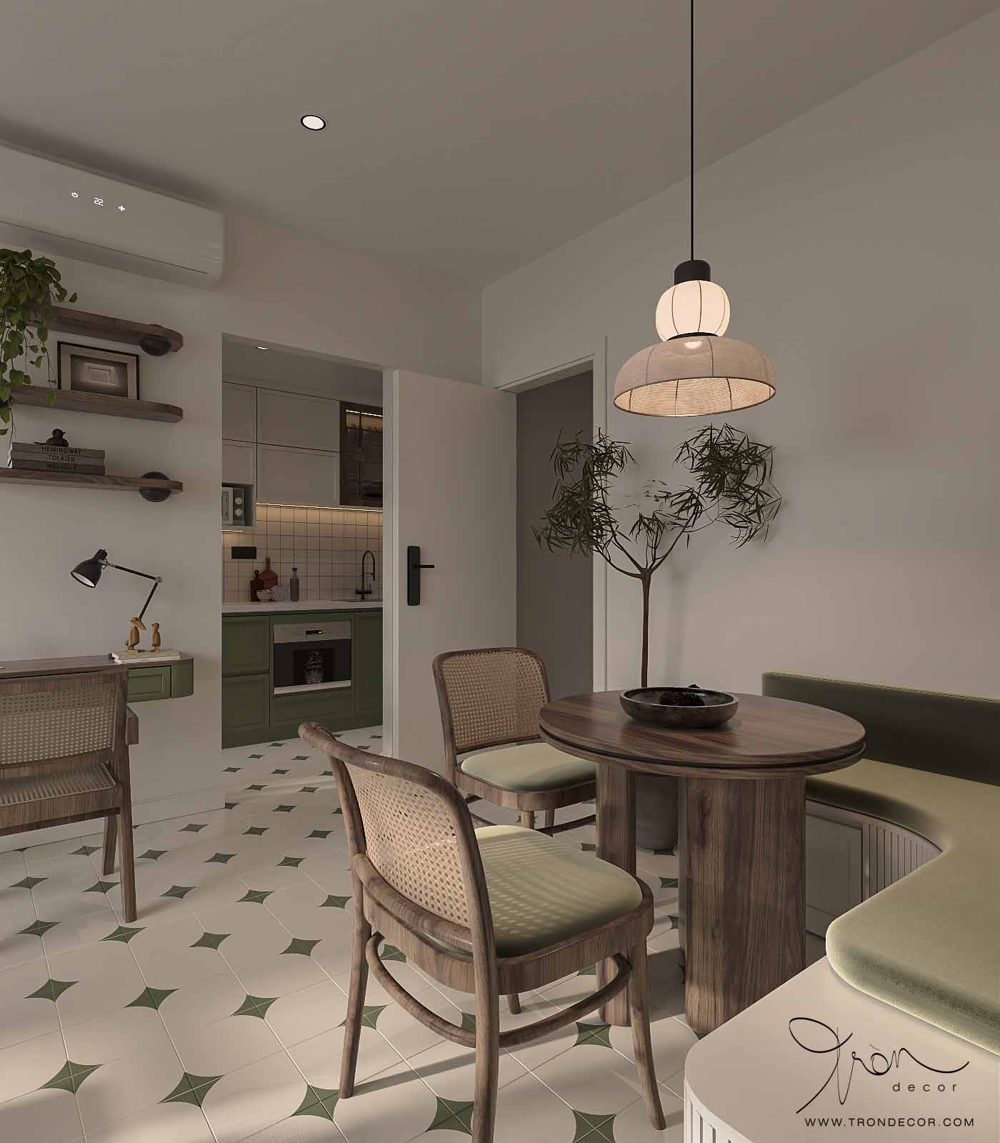 THIẾT KẾ NỘI THẤT CĂN HỘ 84M2 - DELASOL