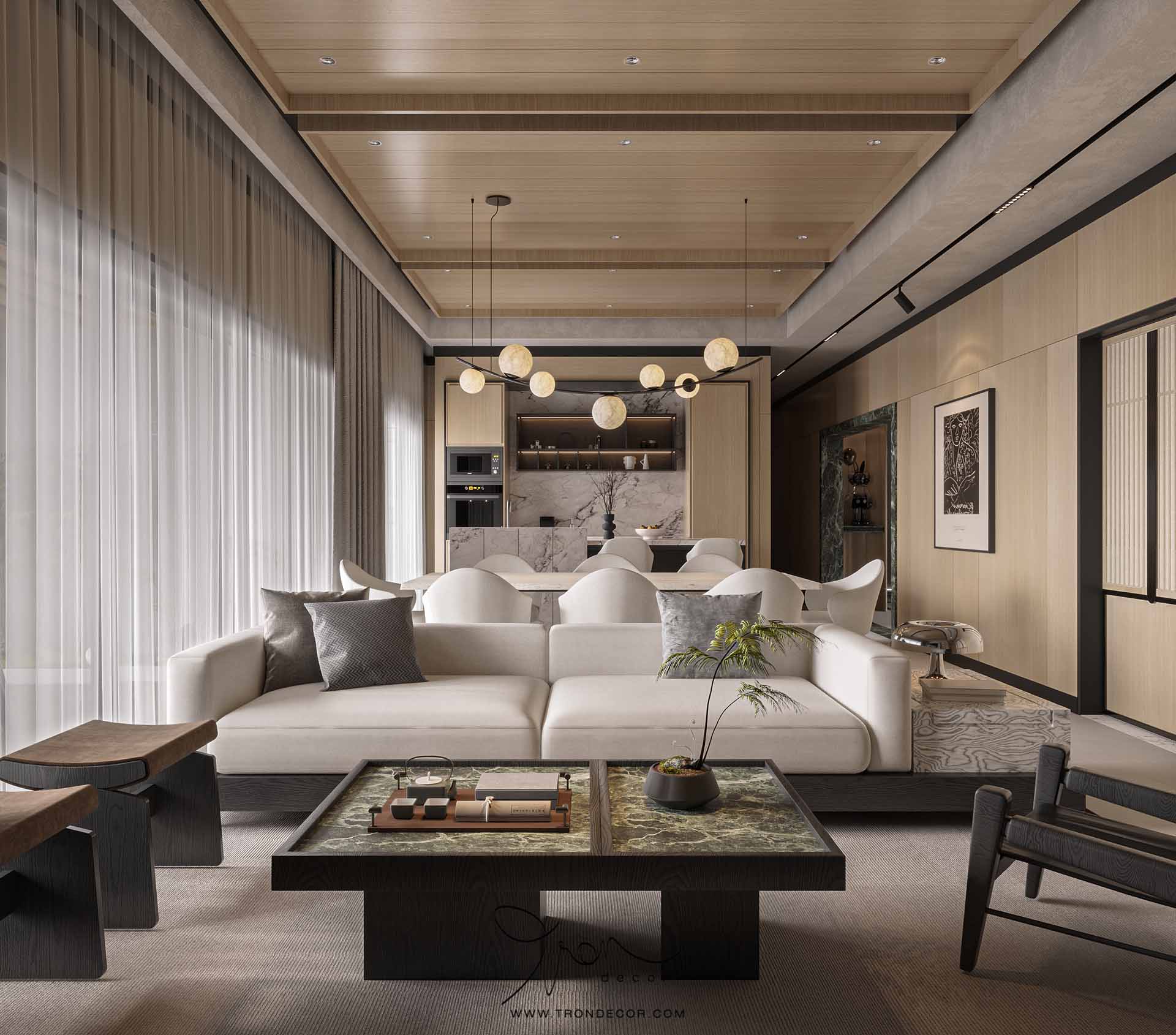 THIẾT KẾ CĂN HỘ 195M2 DEFINE