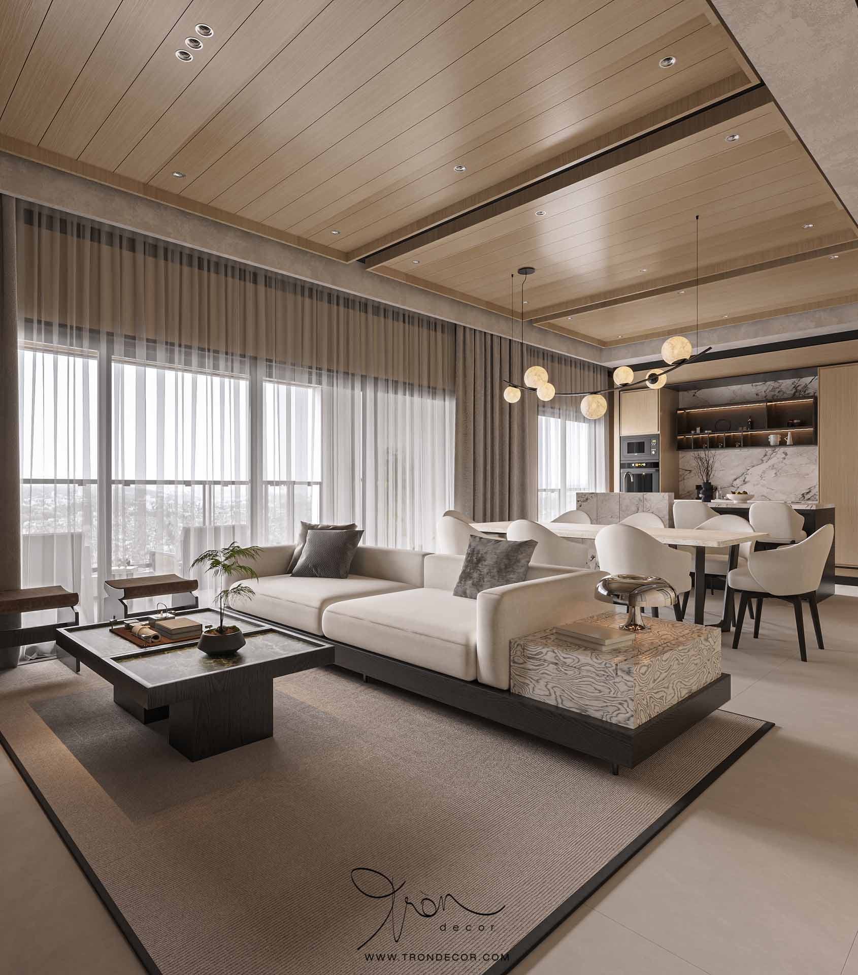 THIẾT KẾ CĂN HỘ 195M2 DEFINE