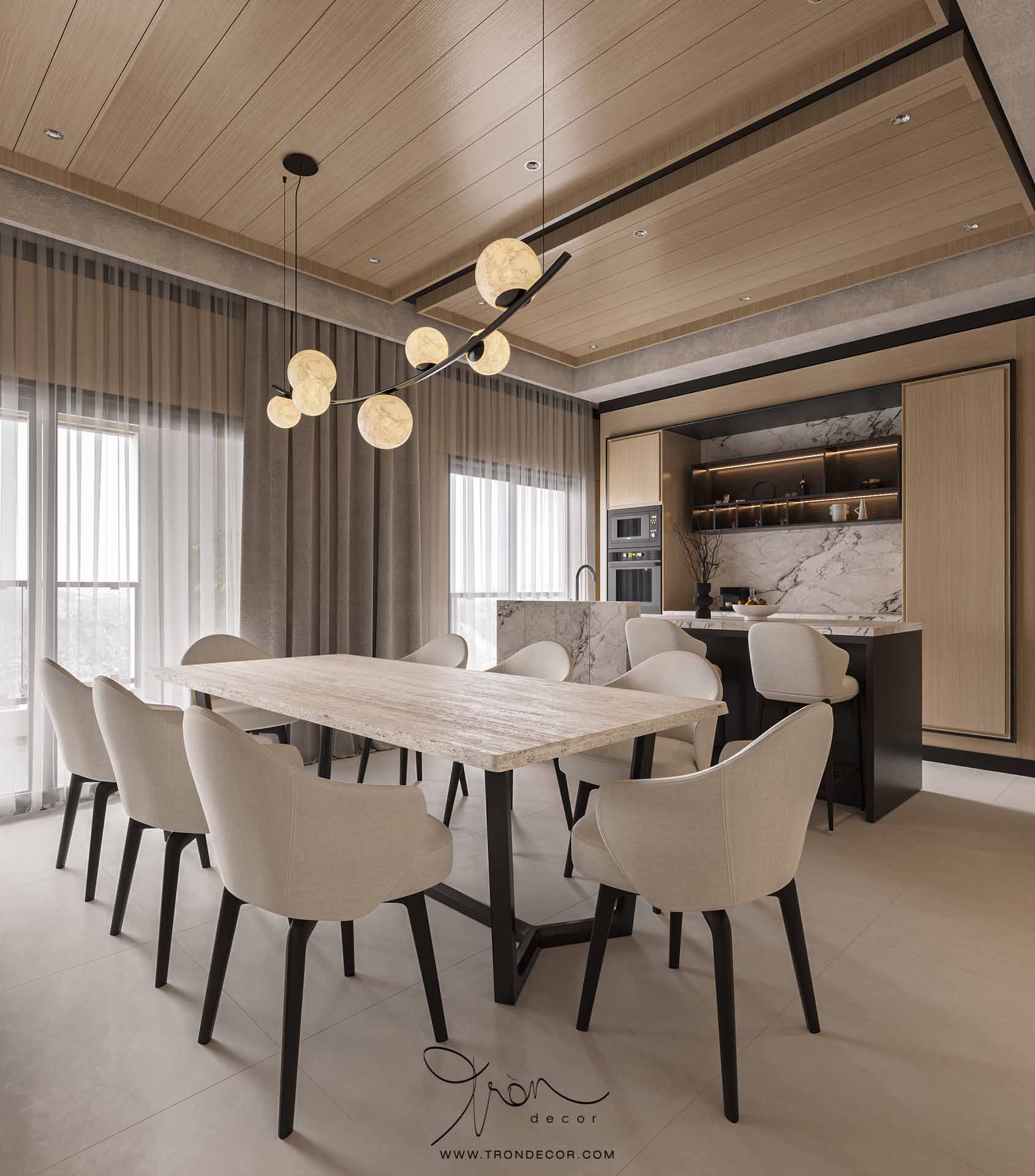 THIẾT KẾ CĂN HỘ 195M2 DEFINE