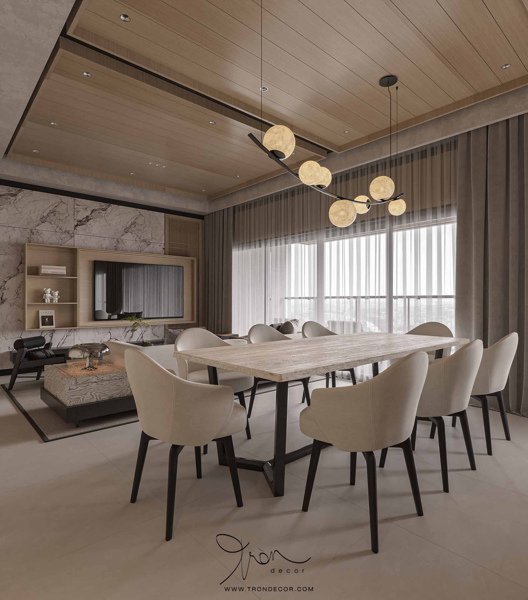 THIẾT KẾ CĂN HỘ 195M2 DEFINE