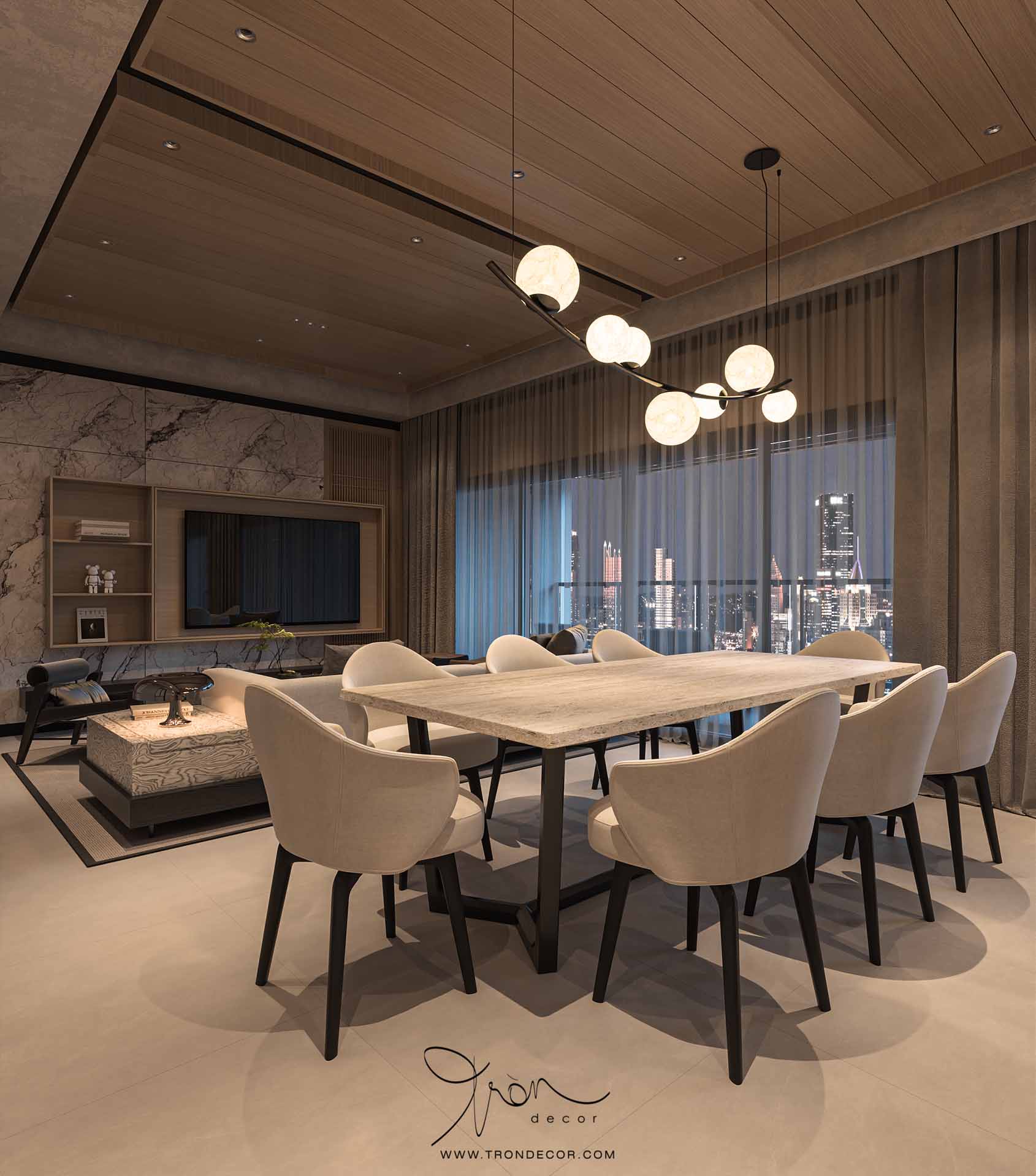 THIẾT KẾ CĂN HỘ 195M2 DEFINE