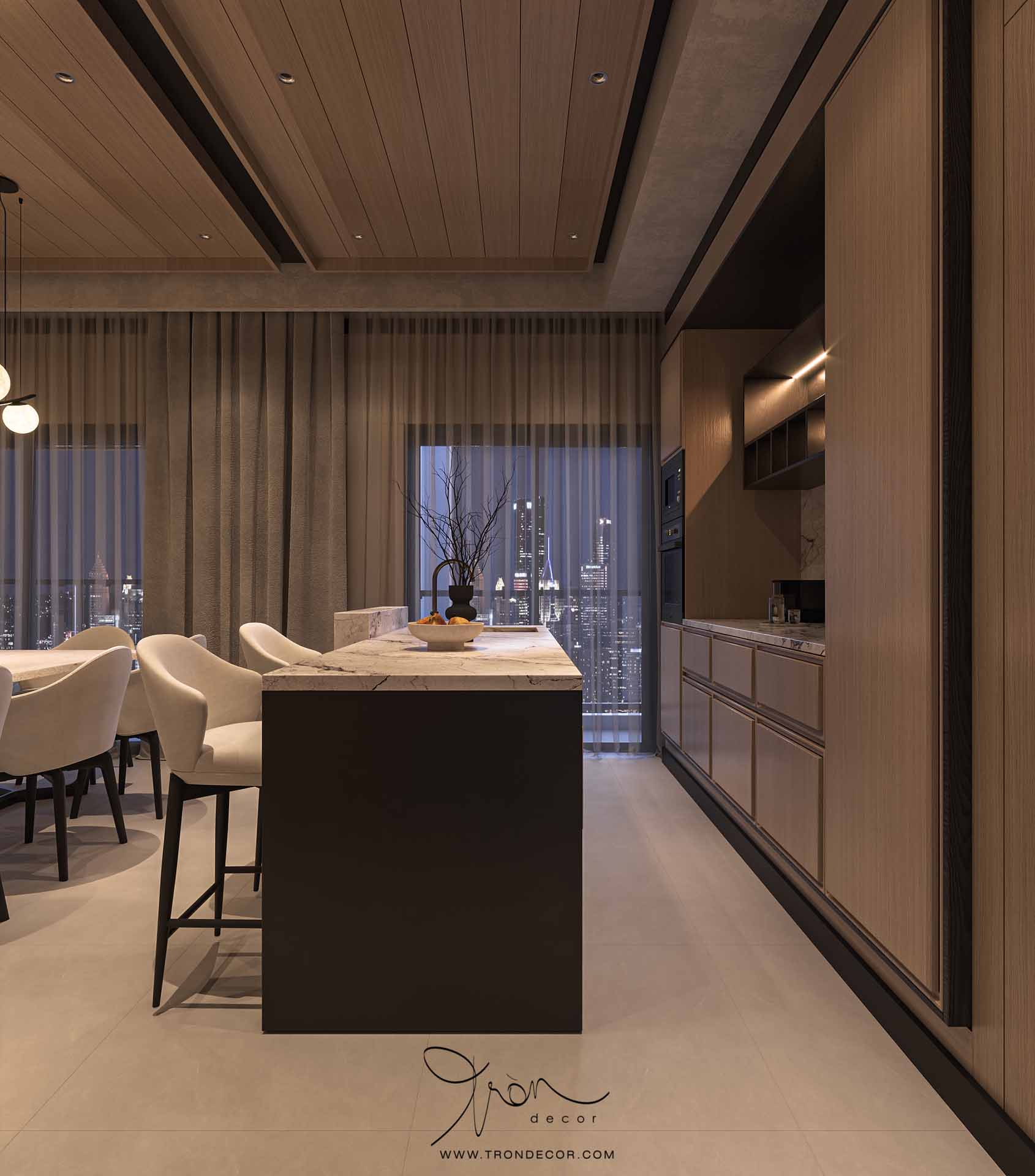 THIẾT KẾ CĂN HỘ 195M2 DEFINE