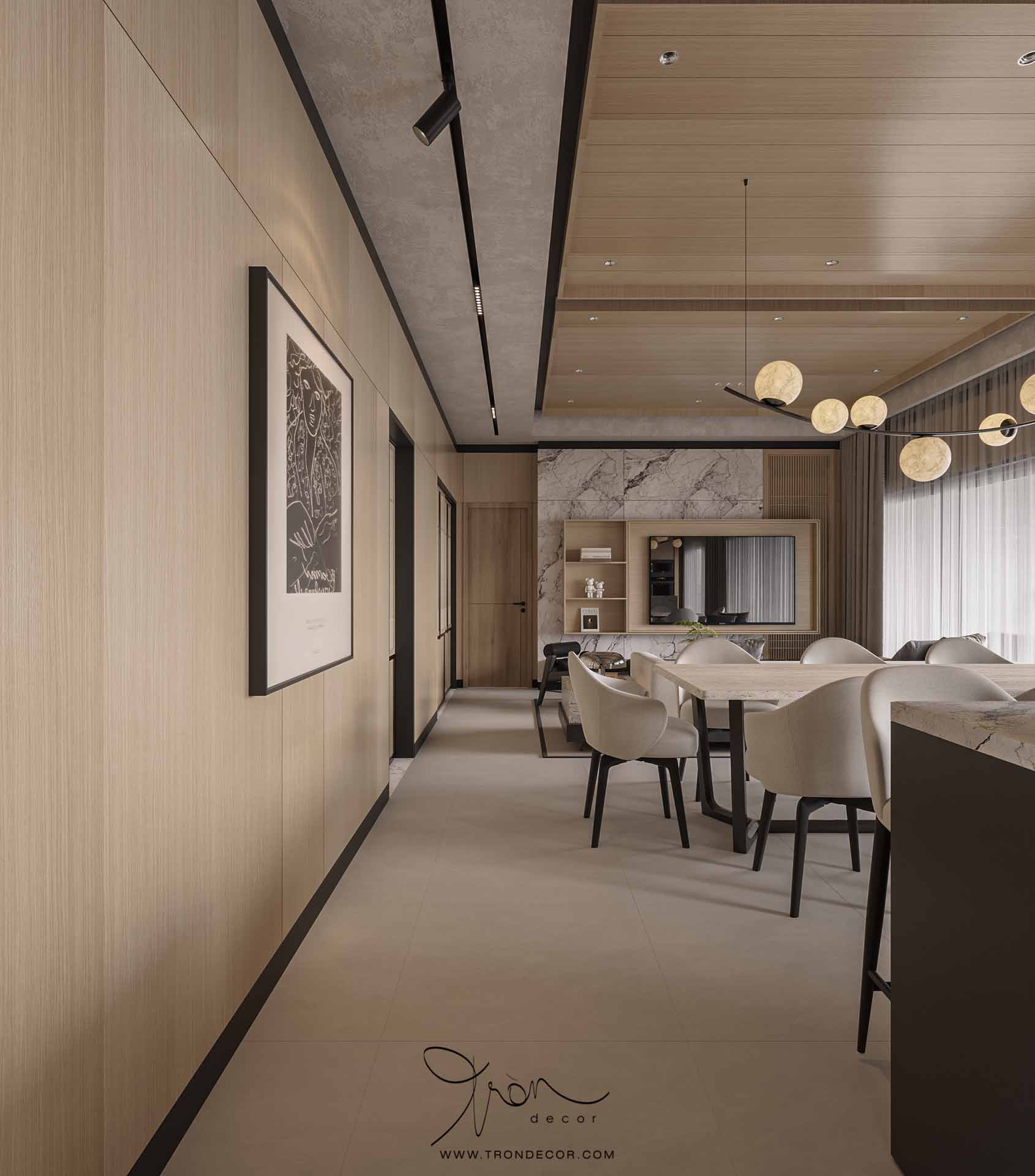 THIẾT KẾ CĂN HỘ 195M2 DEFINE