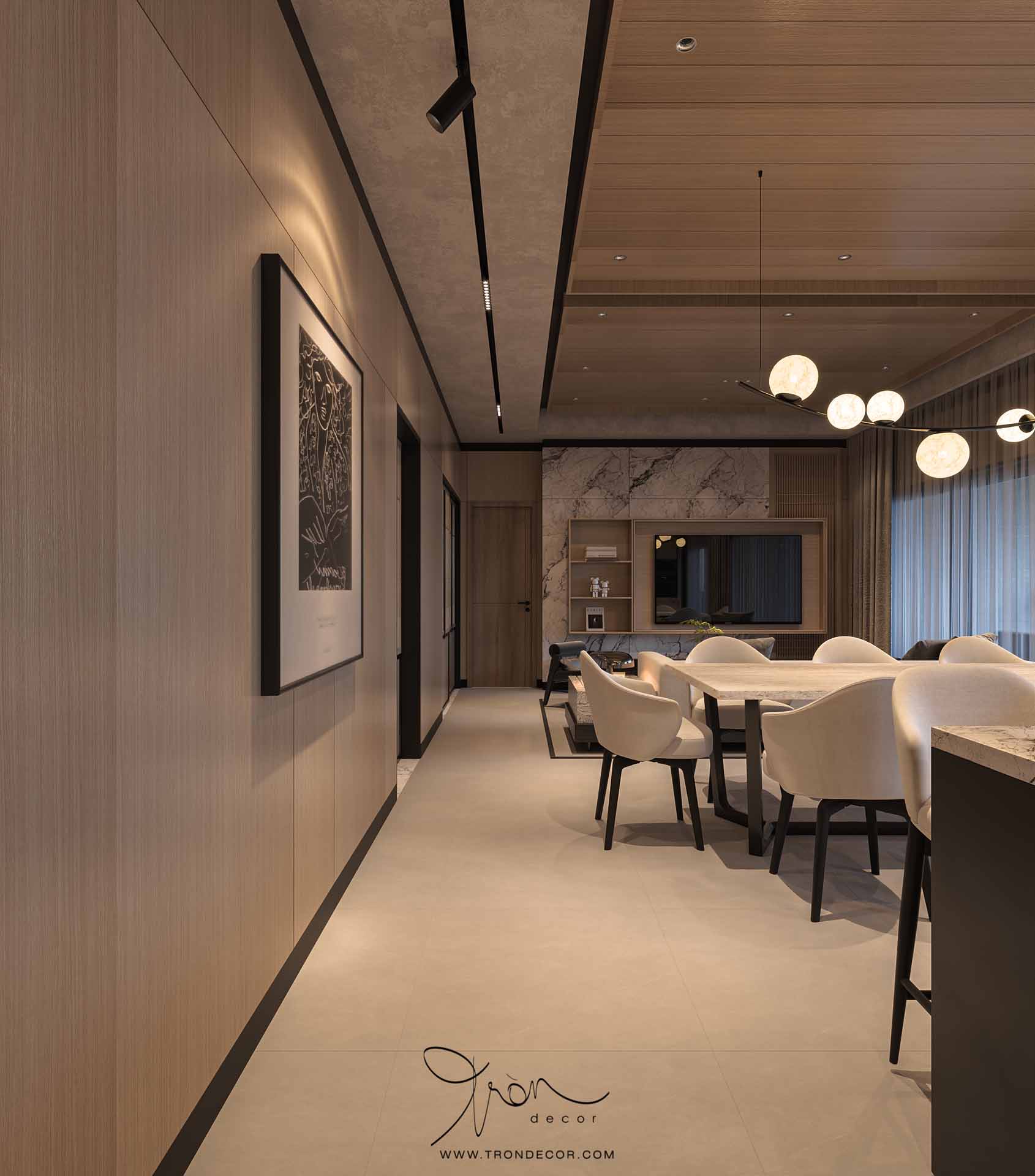 THIẾT KẾ CĂN HỘ 195M2 DEFINE