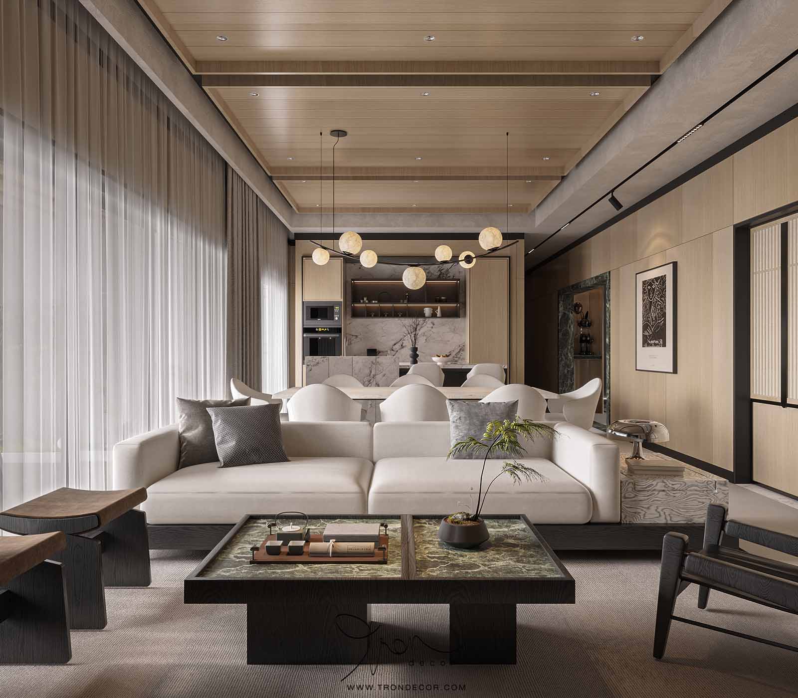 THIẾT KẾ CĂN HỘ 195M2 DEFINE