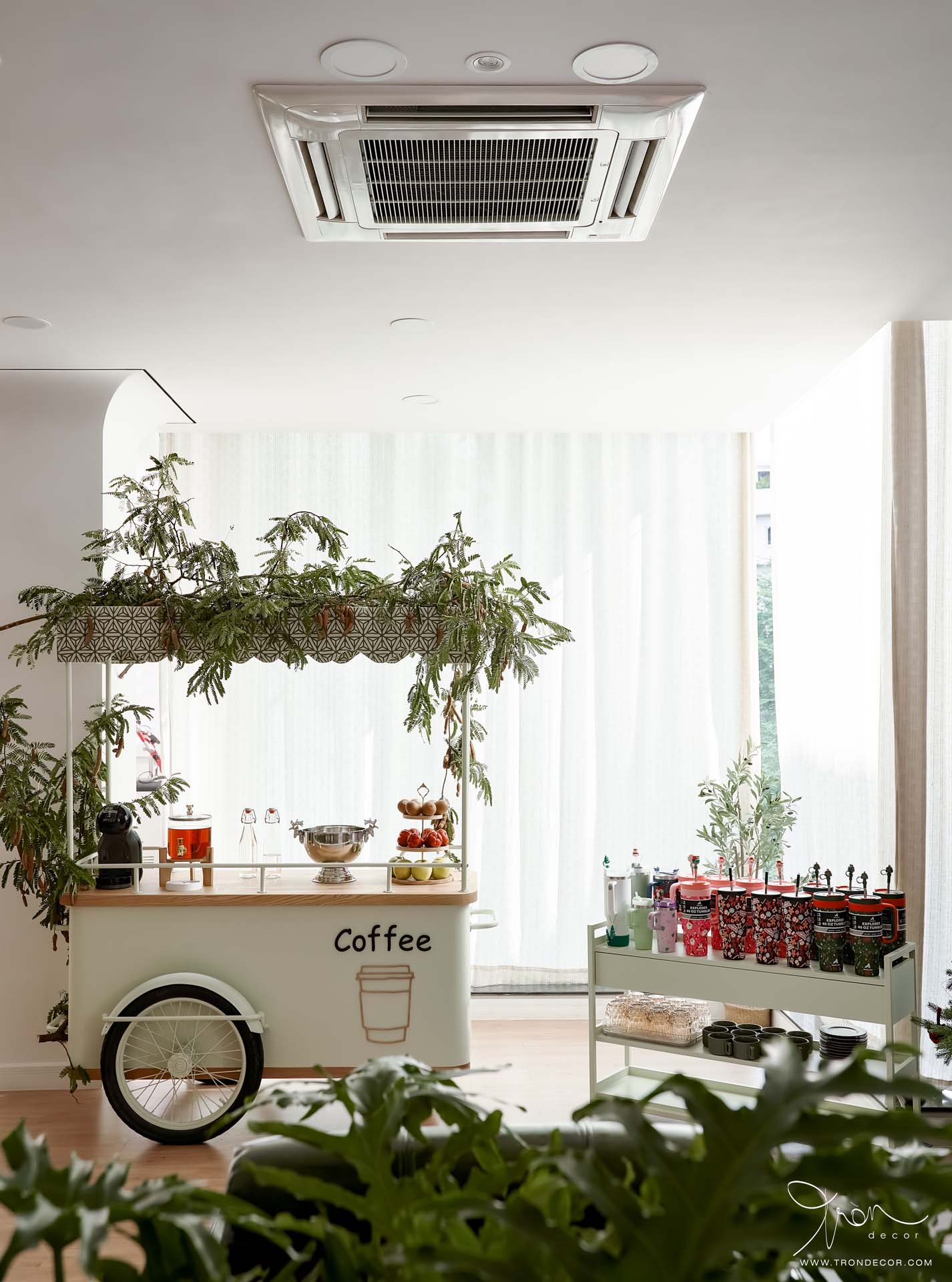 THI CÔNG NỘI THẤT SPA 180M2