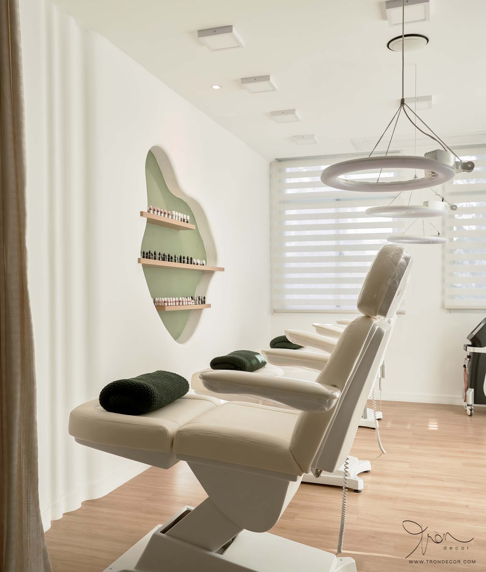 THI CÔNG NỘI THẤT SPA 180M2