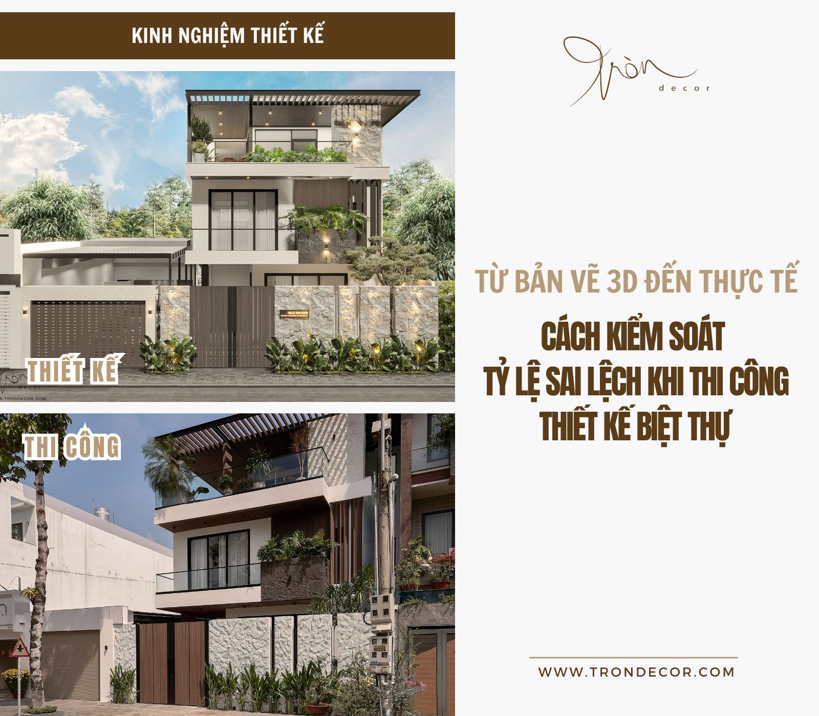 thi công thiết kế biệt thự