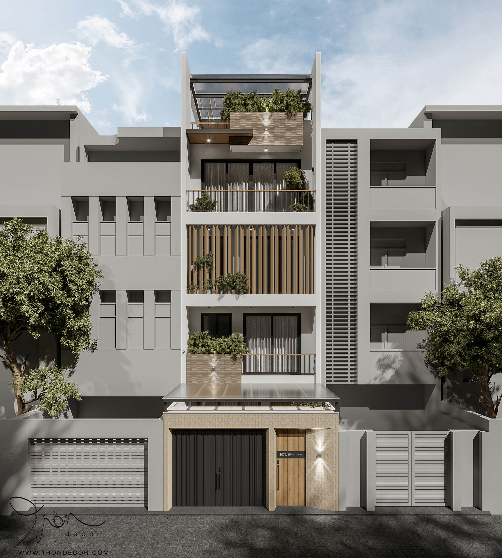 Thiết Kế Nhà Phố 400m2