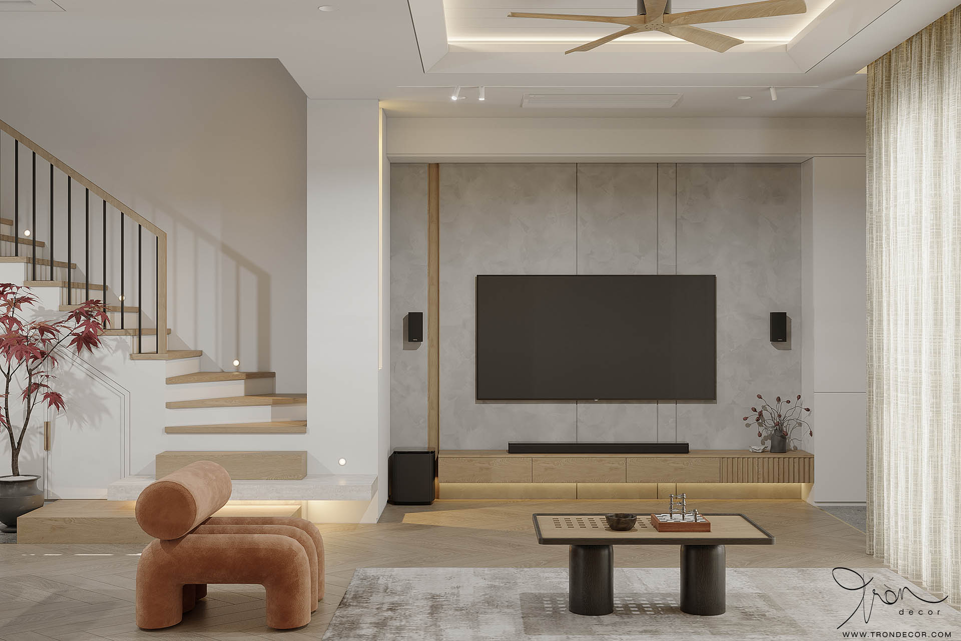 THIẾT KẾ NHÀ PHONG CÁCH JAPANDI