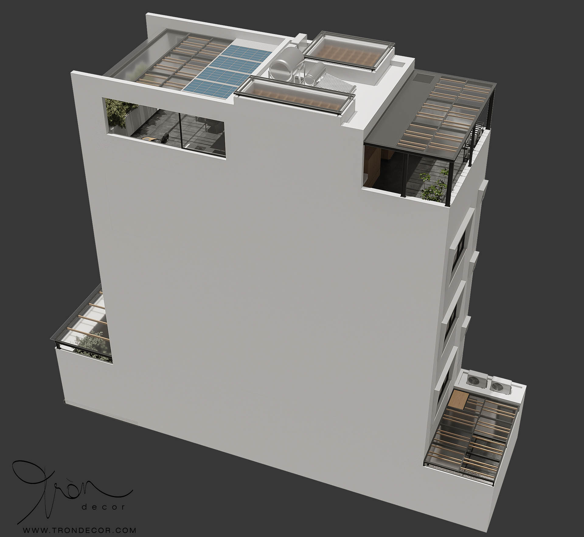 Thiết Kế Nhà Phố 400m2
