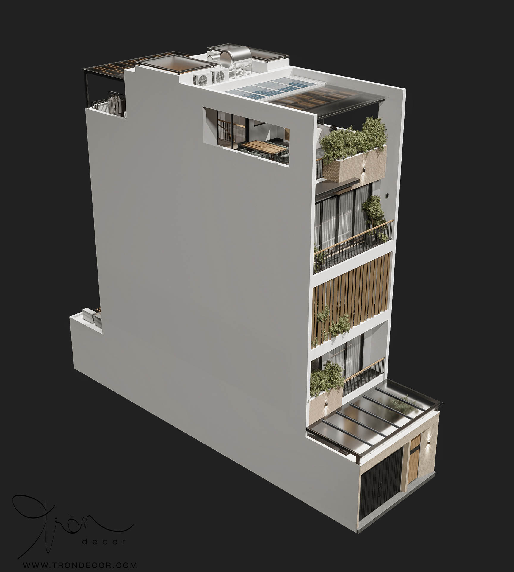 Thiết Kế Nhà Phố 400m2
