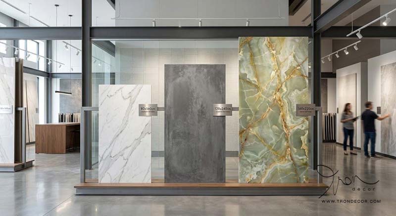 GẠCH KHỔ LỚN - MẢNH GHÉP HOÀN HẢO NÂNG TẦM KHÔNG GIAN BIỆT THỰ SIÊU SANG | XU HƯỚNG THIẾT KẾ 2 Gạch khổ lớn