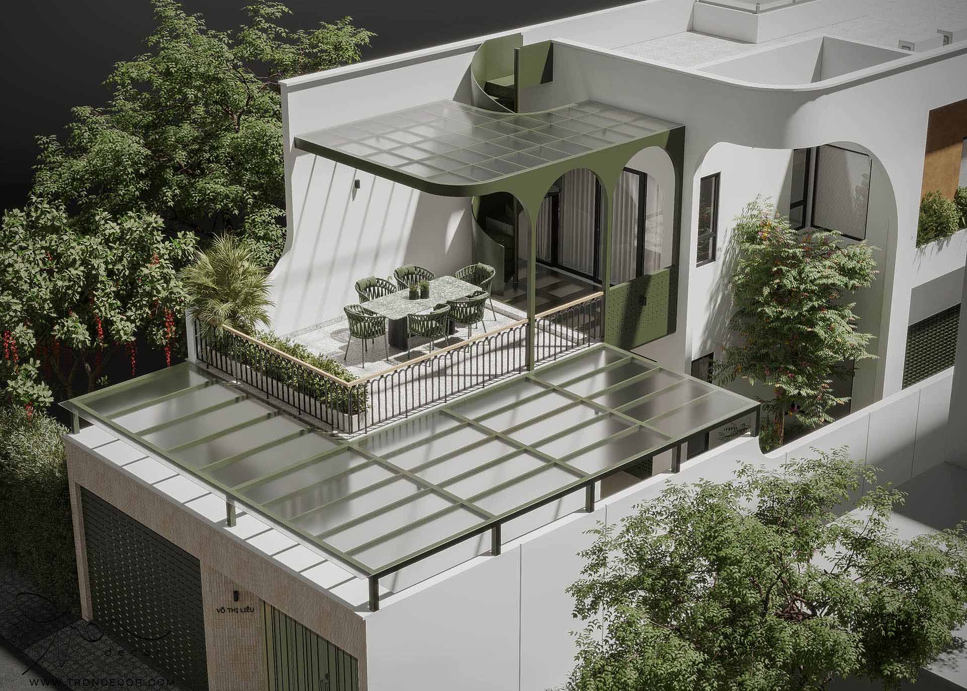 THIẾT KẾ NHÀ PHỐ 380M2 - VÕ THỊ LIỄU