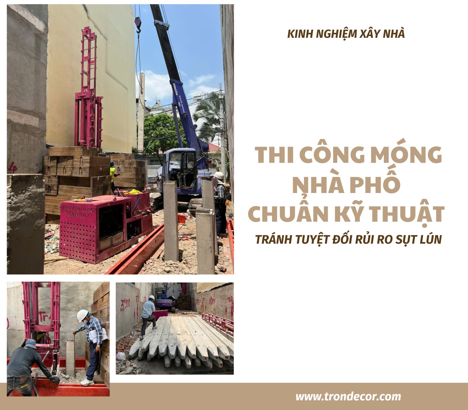 Trang chủ 64 thi công móng nhà phố