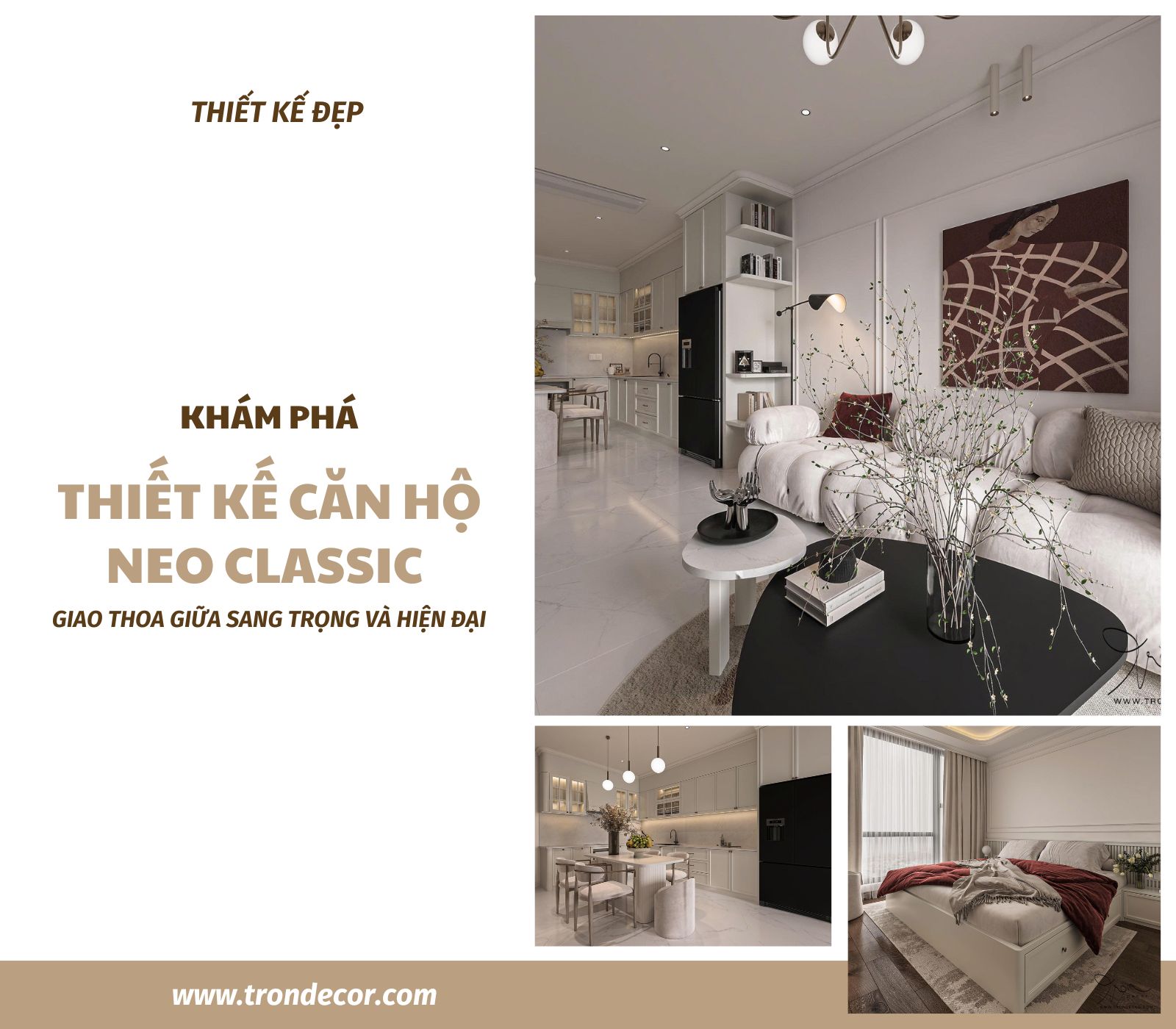 thiết kế căn hộ Neo Classic