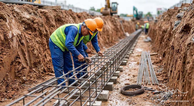 KINH NGHIỆM THI CÔNG MÓNG NHÀ PHỐ CHUẨN KỸ THUẬT, TRÁNH TUYỆT ĐỐI RỦI RO SỤT LÚN 4 thi công móng nhà phố