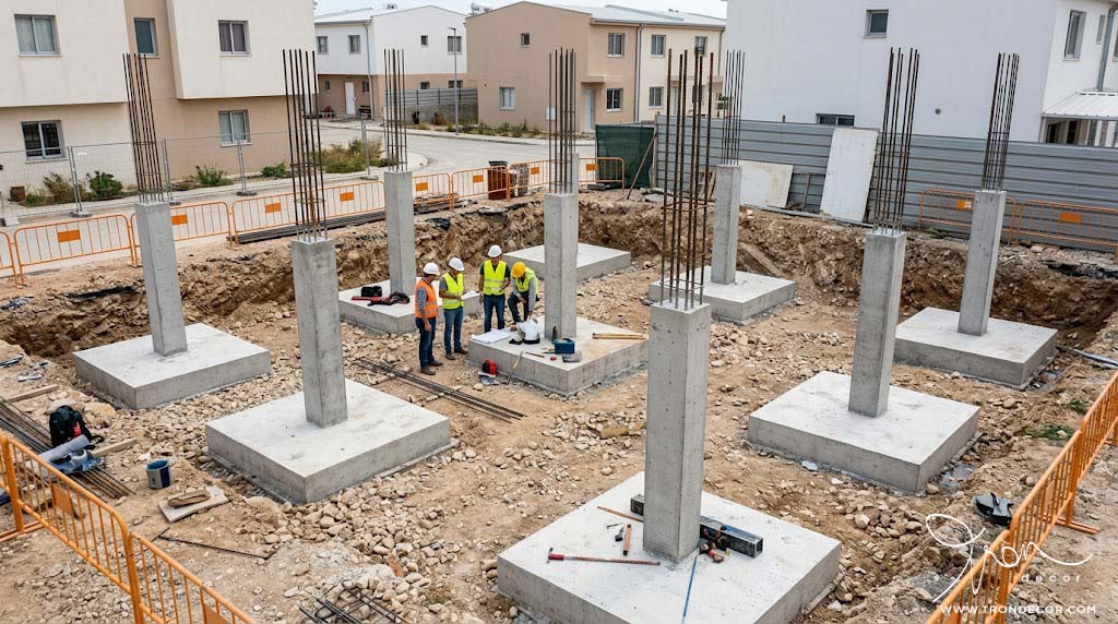 KINH NGHIỆM THI CÔNG MÓNG NHÀ PHỐ CHUẨN KỸ THUẬT, TRÁNH TUYỆT ĐỐI RỦI RO SỤT LÚN 3 thi công móng nhà phố