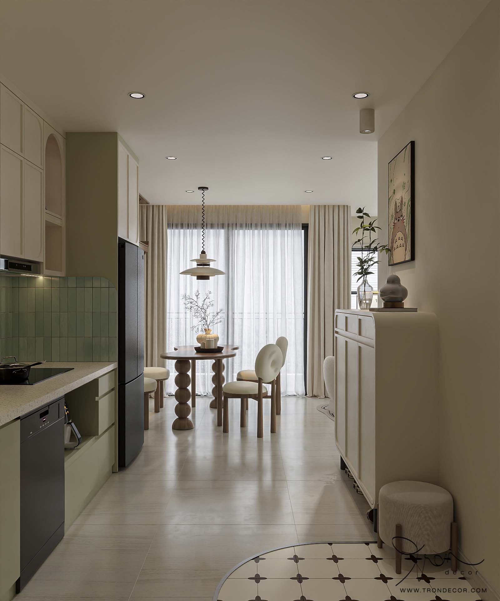 THIẾT KẾ CĂN HỘ 70M2