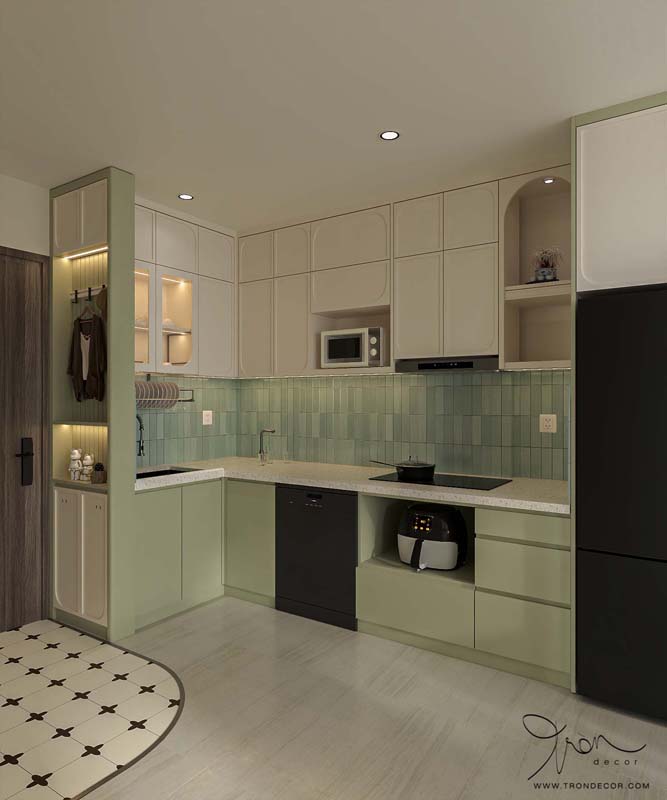 THIẾT KẾ CĂN HỘ VINHOMES GRAND PARK - ĐẸP TỐI GIẢN NHƯNG KHÔNG HỀ ĐƠN ĐIỆU 4 THIẾT KẾ CĂN HỘ VINHOMES GRAND PARK