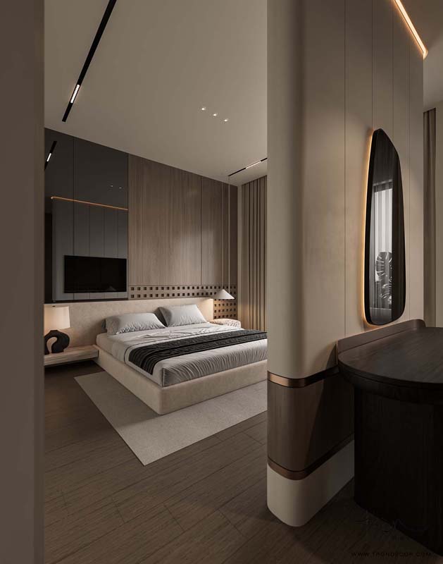 thiết kế nhà phố phong cách tối giản