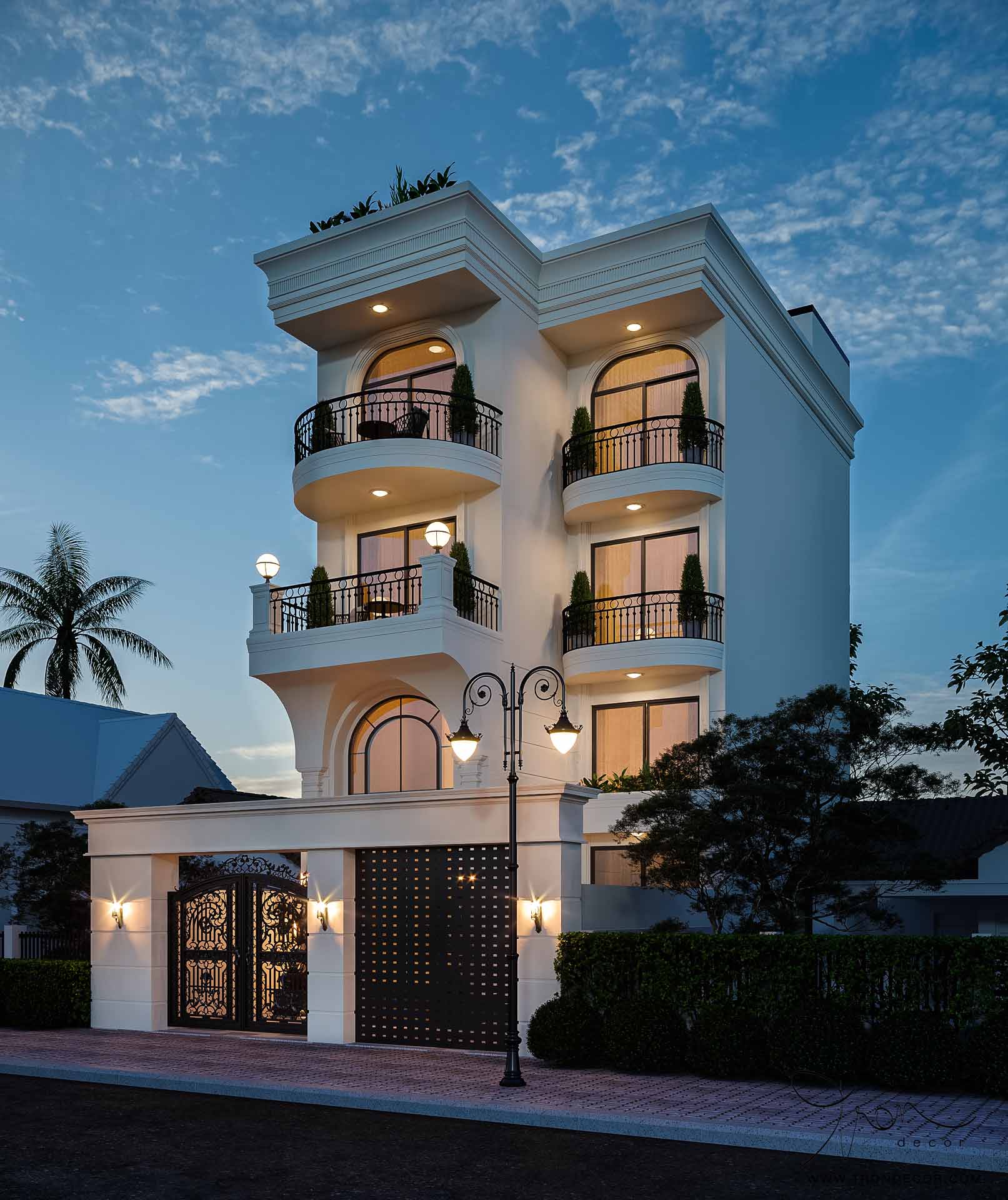 THIẾT KẾ NHÀ PHỐ 500M2
