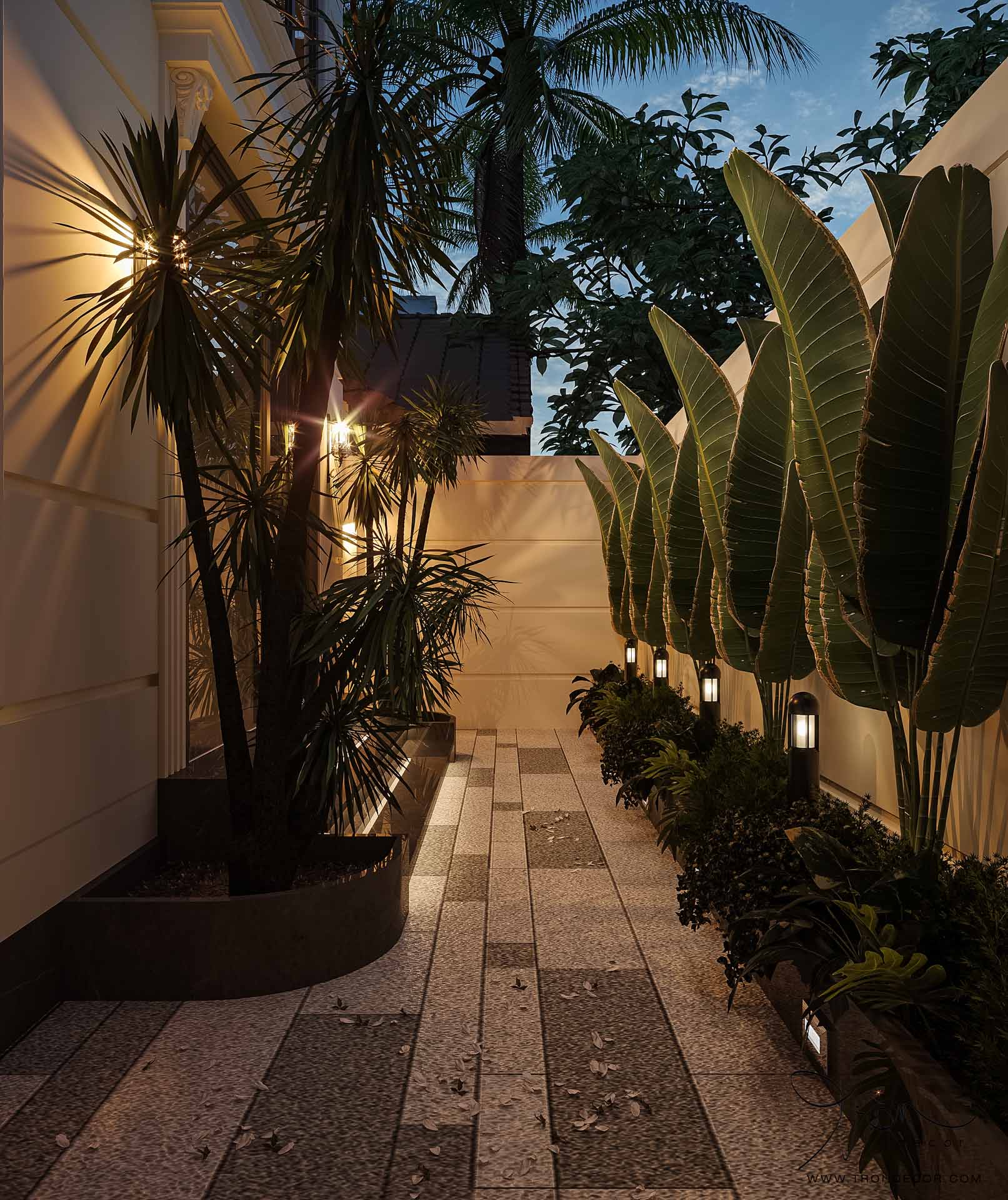 THIẾT KẾ NHÀ PHỐ 500M2