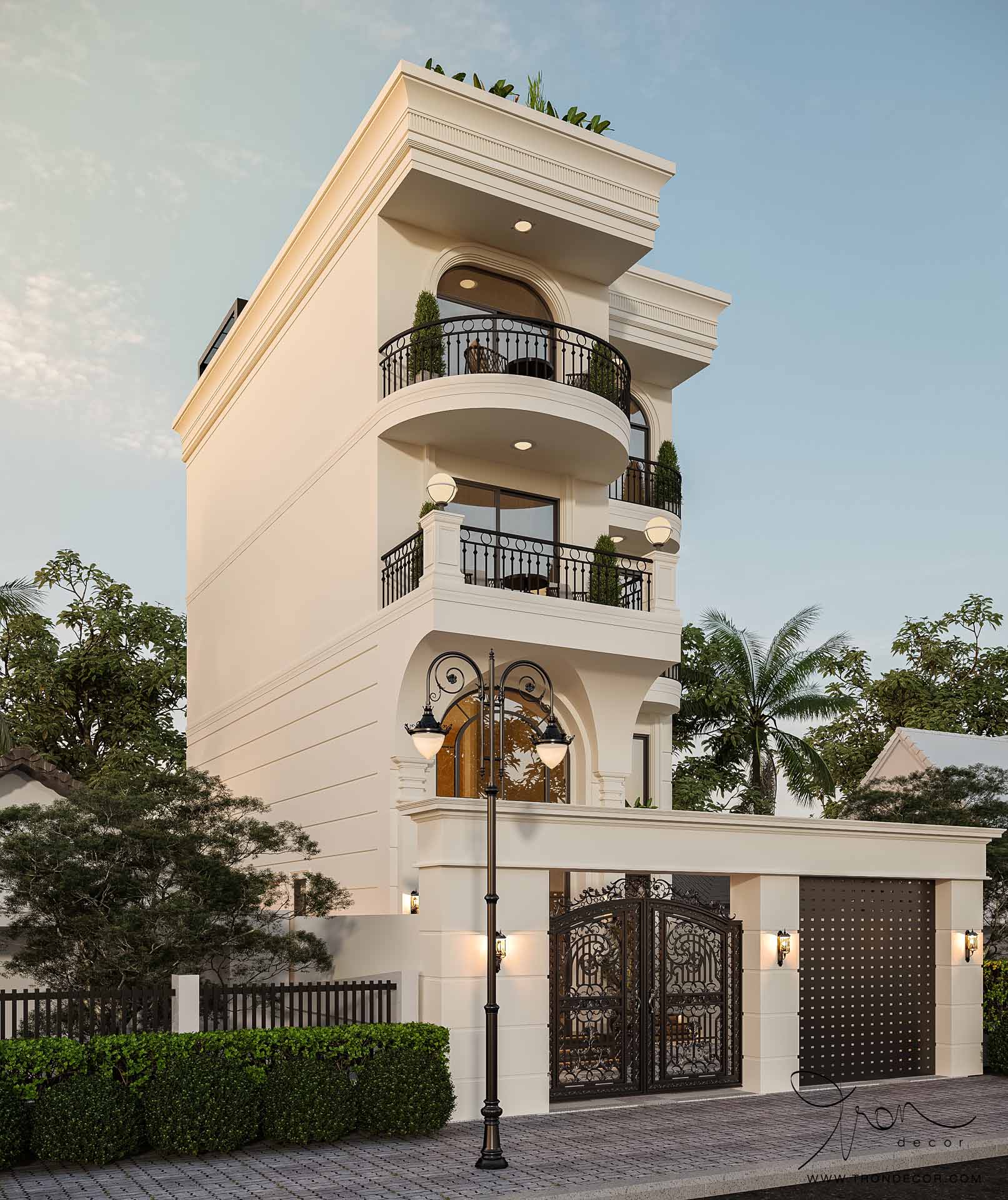 THIẾT KẾ NHÀ PHỐ 500M2