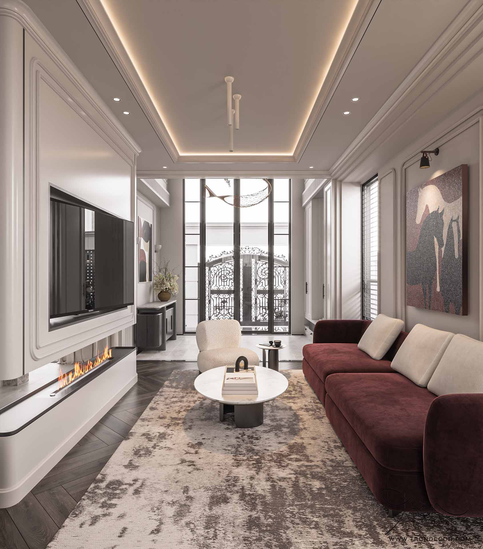 THIẾT KẾ NHÀ PHỐ 500M2