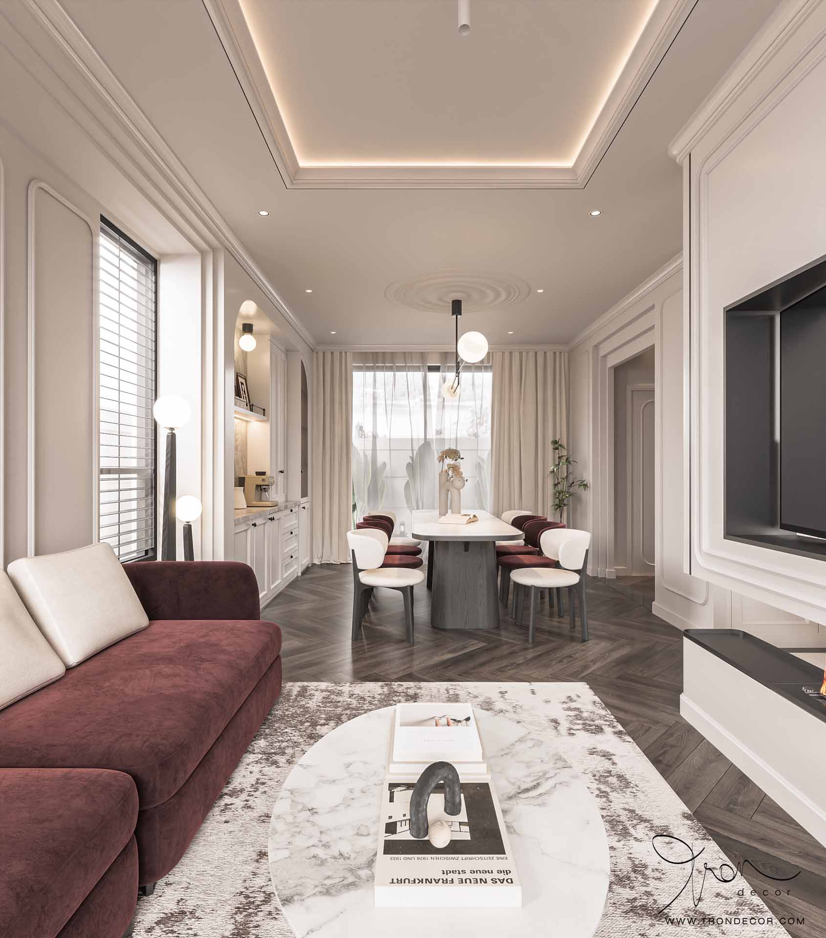THIẾT KẾ NHÀ PHỐ 500M2