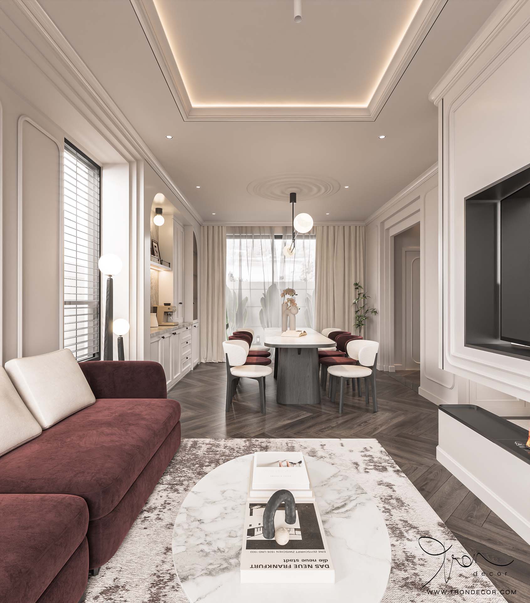 THIẾT KẾ NHÀ PHỐ 500M2