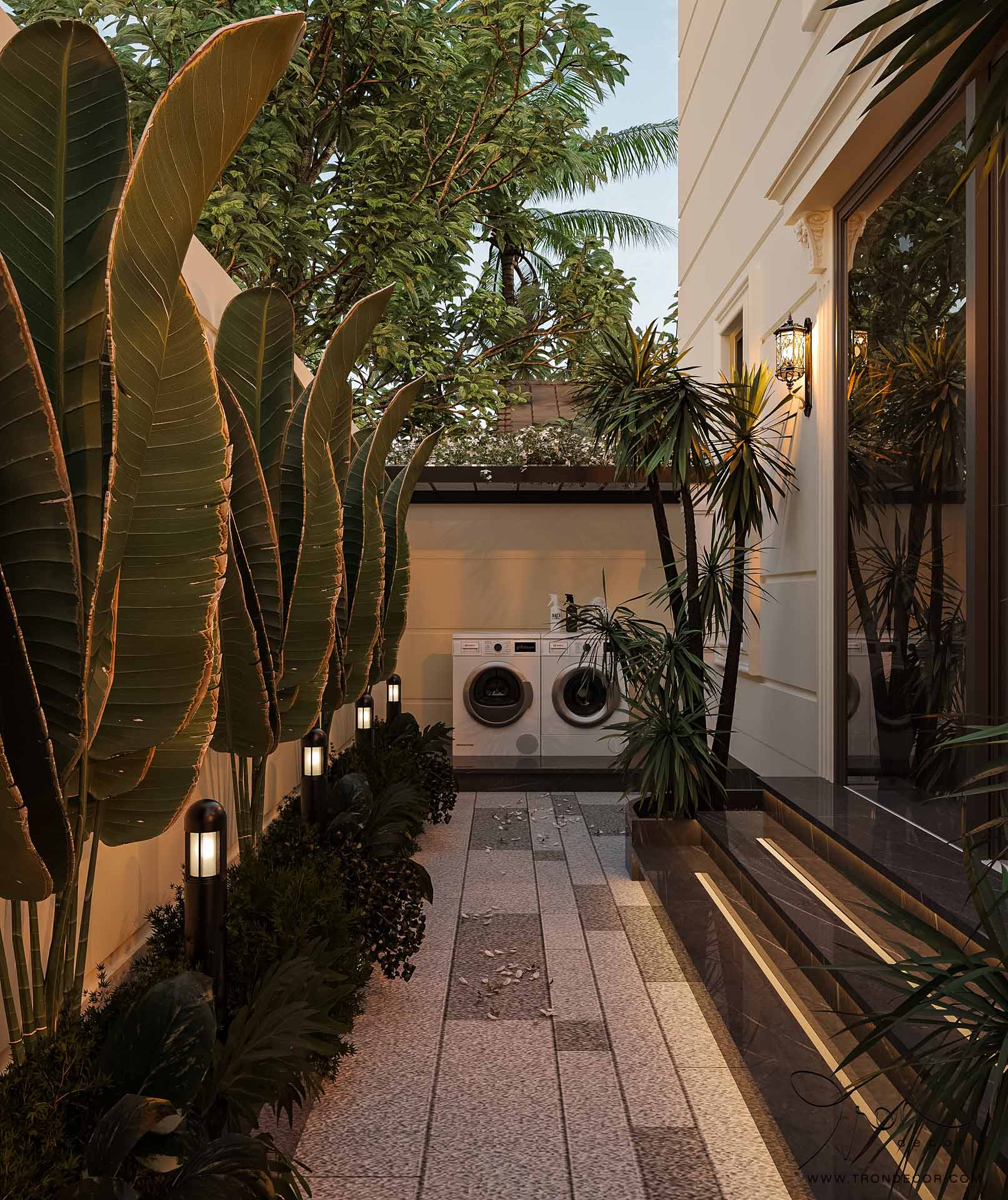 THIẾT KẾ NHÀ PHỐ 500M2