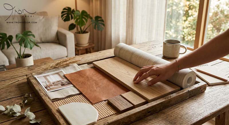 Thiết Kế Phòng Khách Japandi
