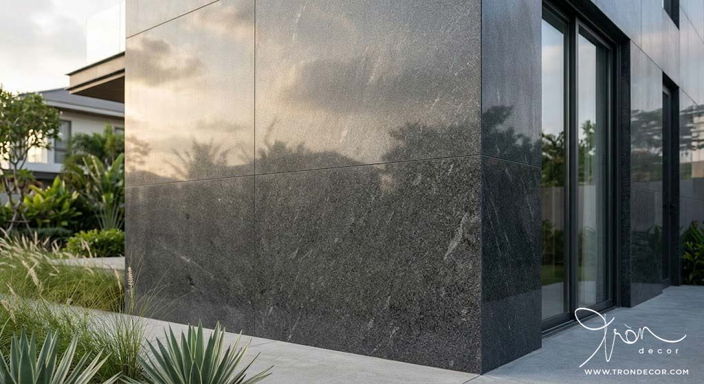 KINH NGHIỆM CHỌN ĐÁ ỐP MẶT TIỀN BIỆT THỰ: BÍ QUYẾT TÔN VINH ĐẲNG CẤP VÀ SỰ BỀN VỮNG 3 ĐÁ ỐP MẶT TIỀN BIỆT THỰ