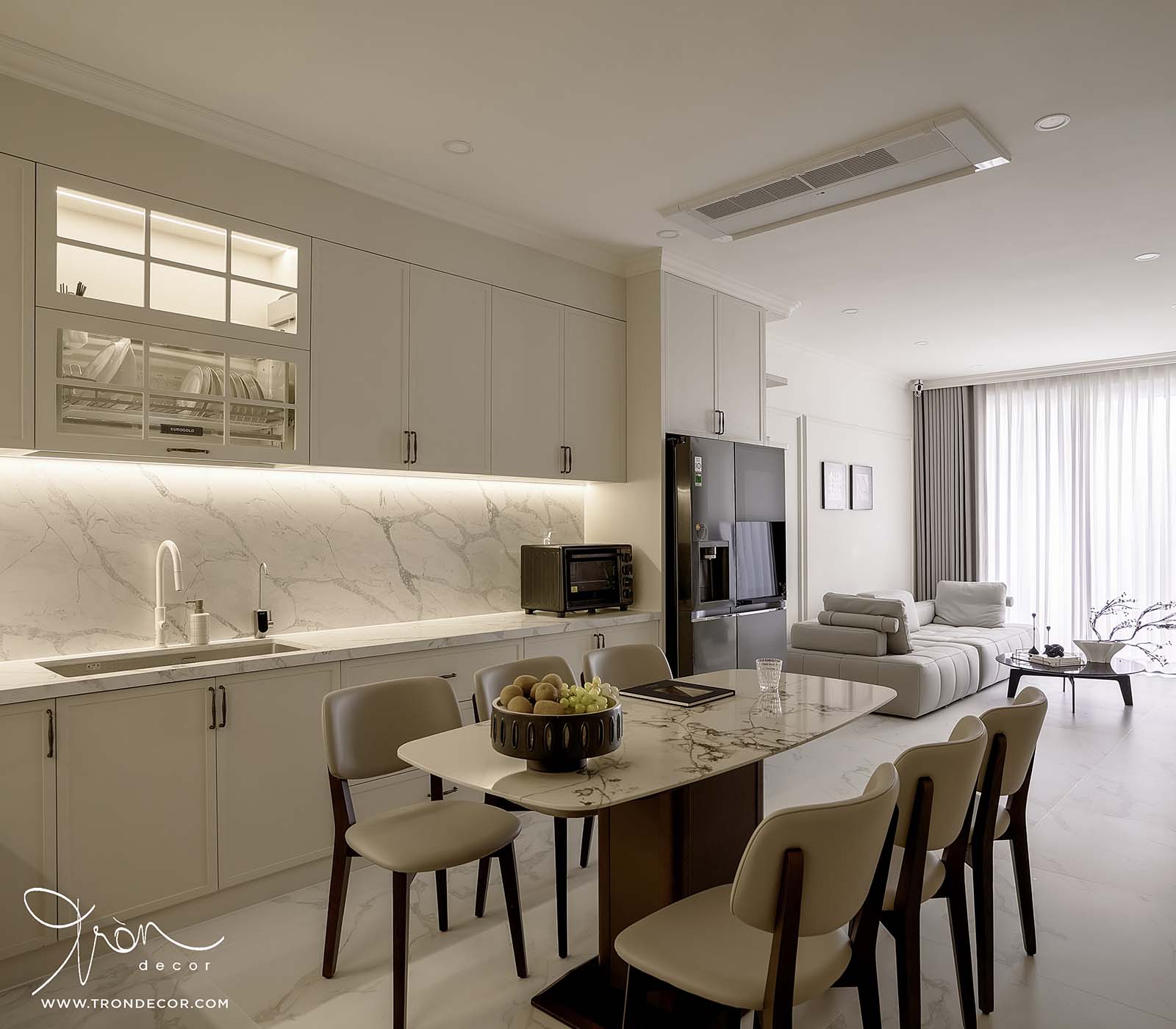 THI CÔNG CĂN HỘ 90M2 - OPAL TOWER