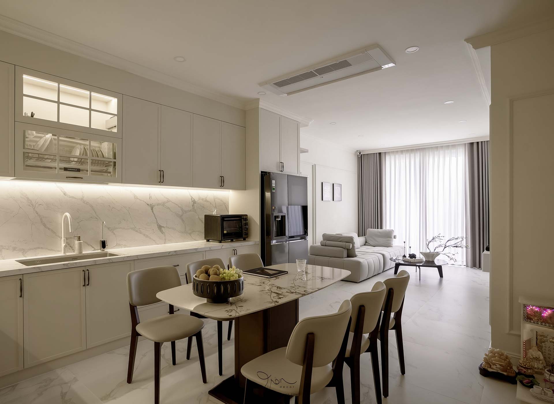 THI CÔNG CĂN HỘ 90M2