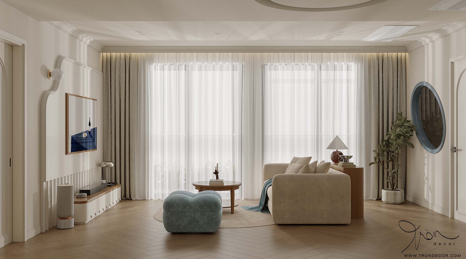 THIẾT KẾ CĂN HỘ 105M2