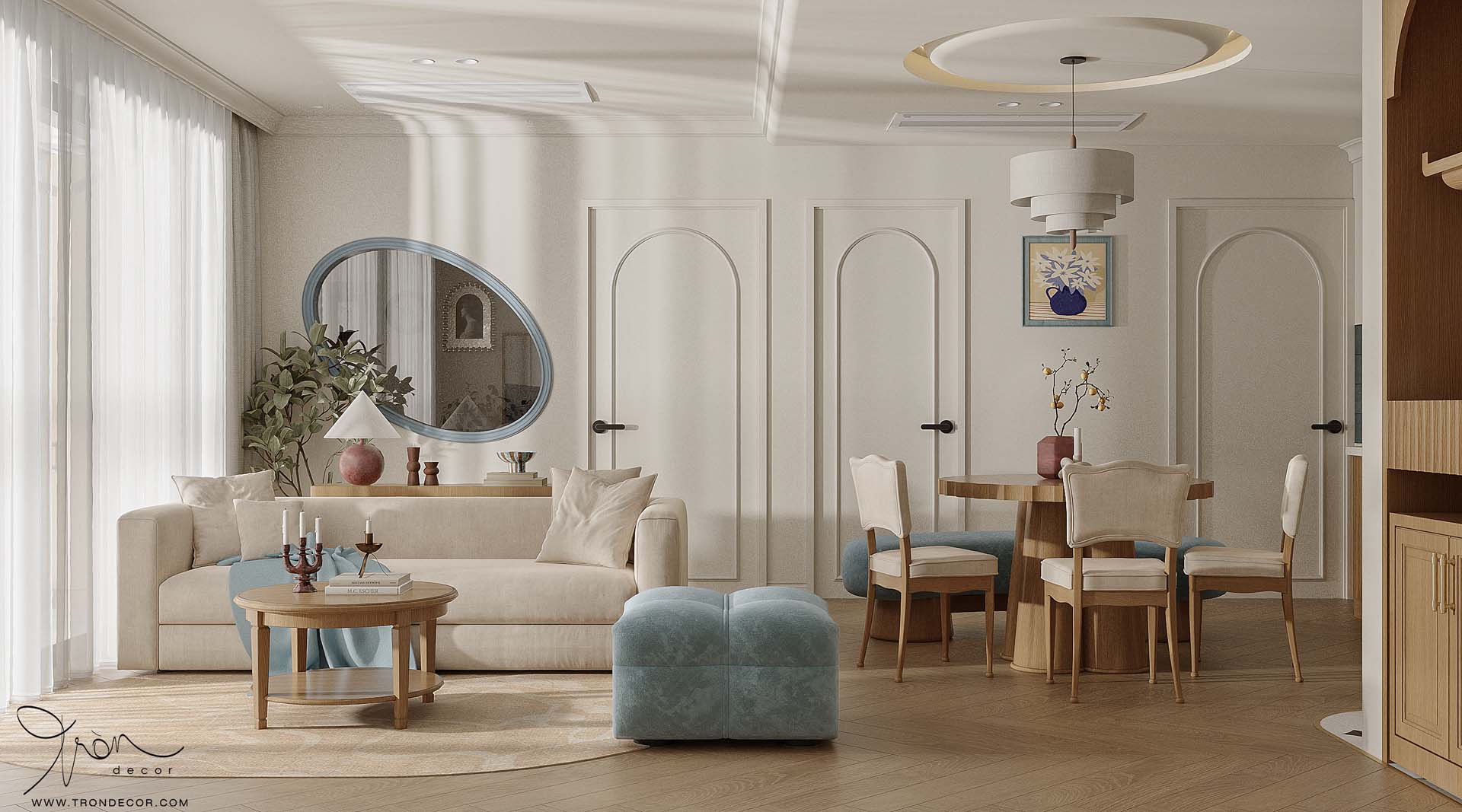THIẾT KẾ CĂN HỘ 105M2