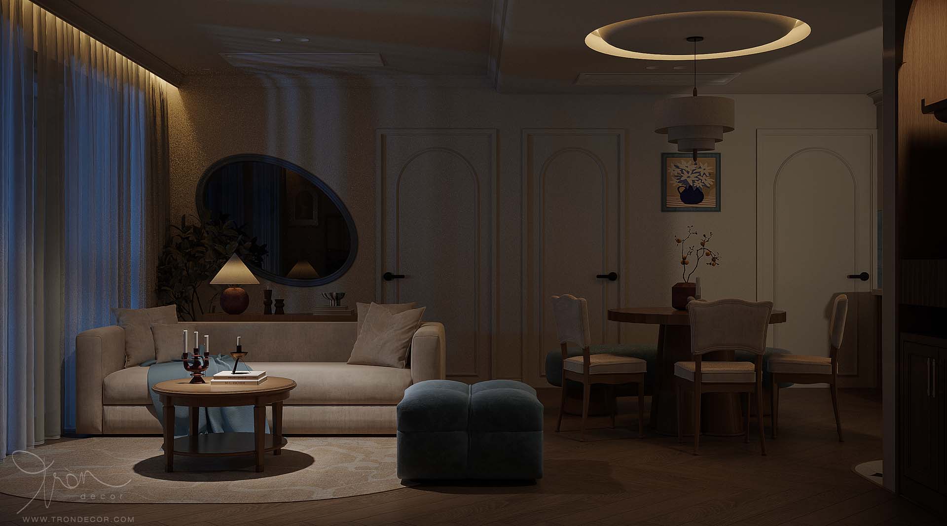 THIẾT KẾ CĂN HỘ 105M2