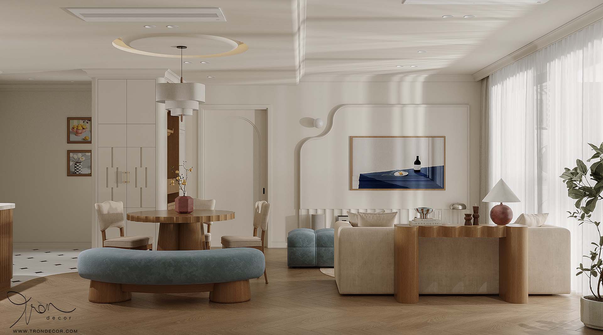 THIẾT KẾ CĂN HỘ 105M2