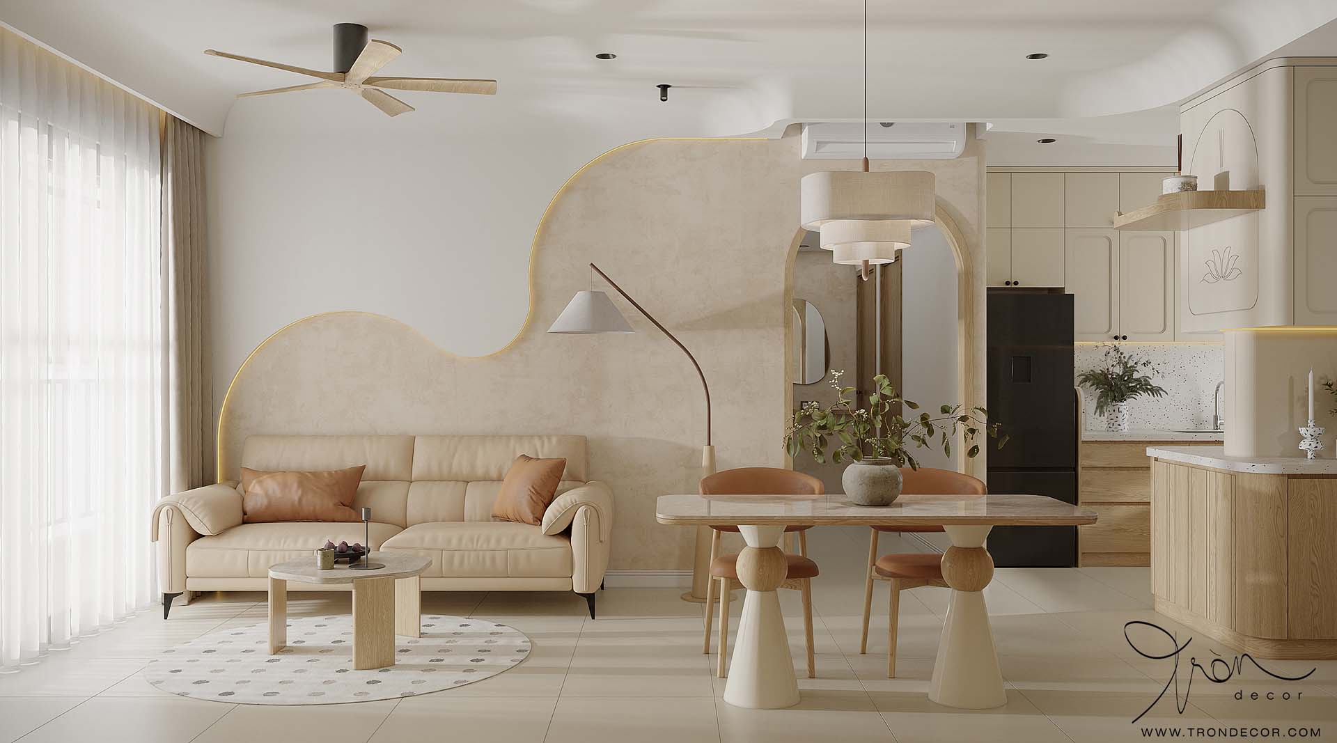 THIẾT KẾ CĂN HỘ 80M2