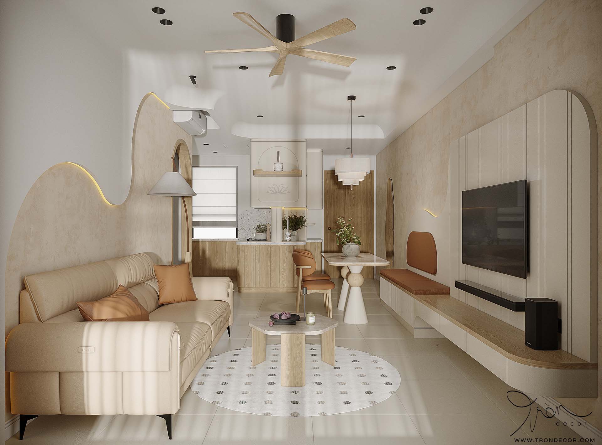 THIẾT KẾ CĂN HỘ 80M2