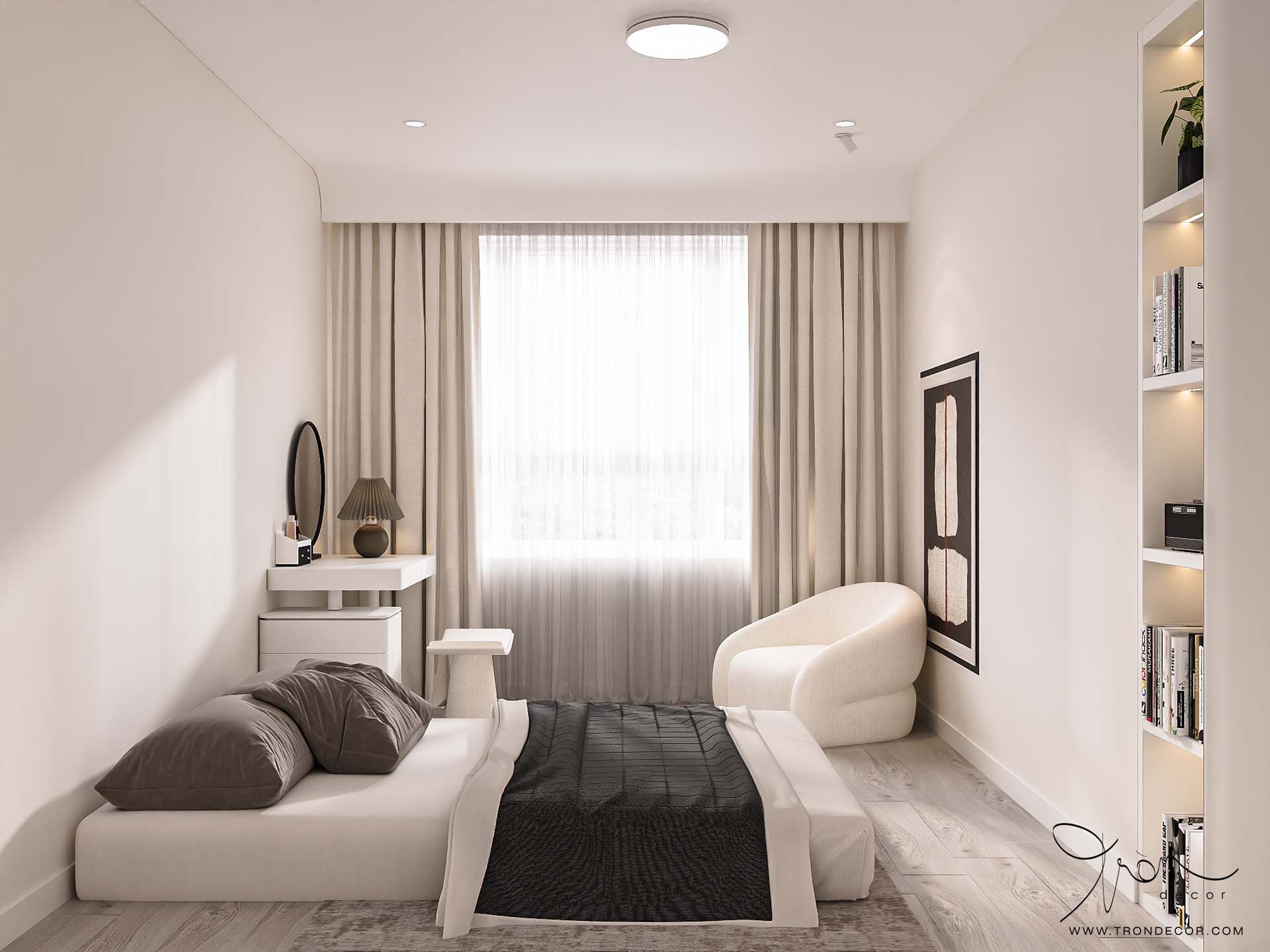 THIẾT KẾ CĂN HỘ 90M2