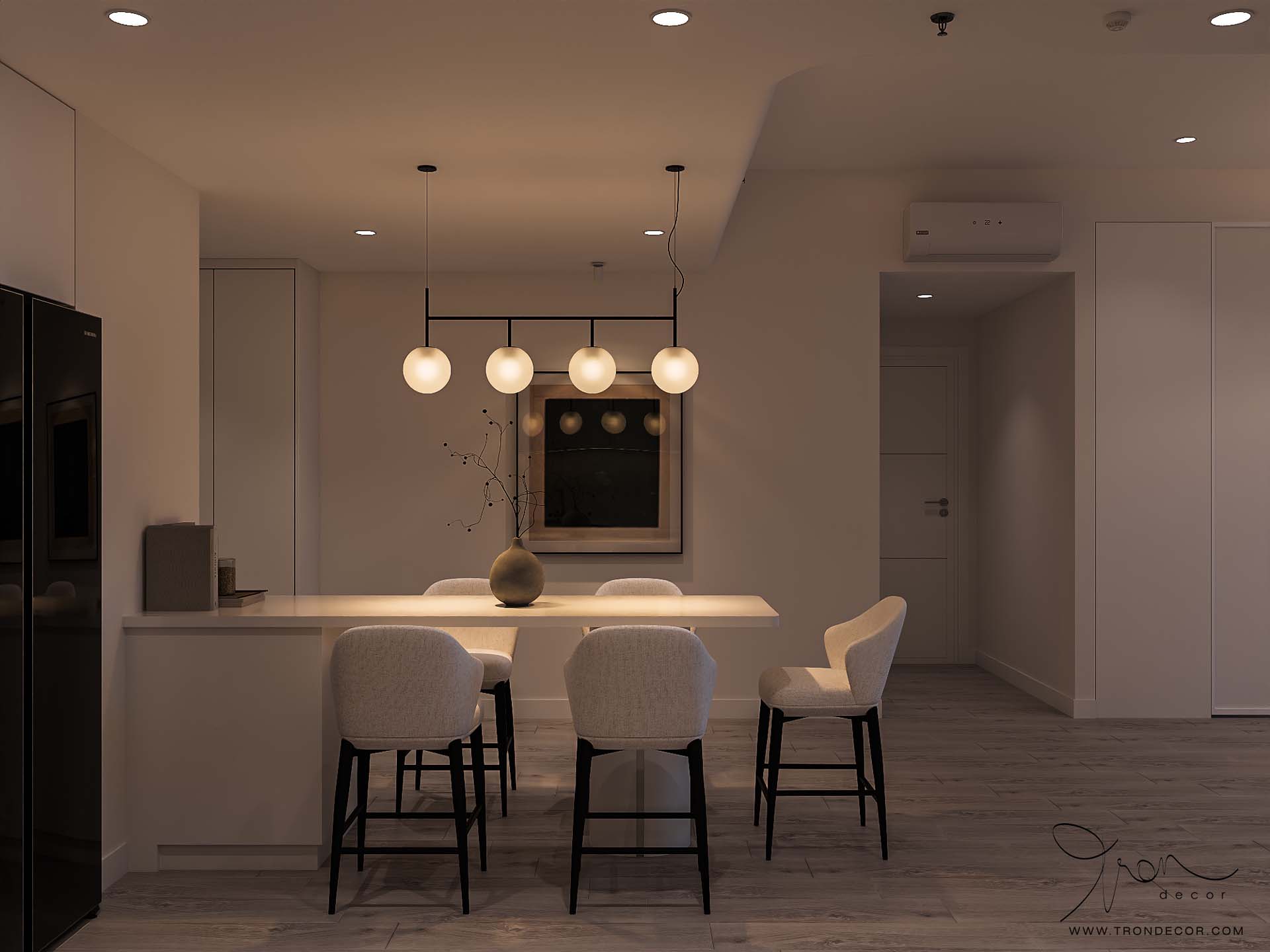 THIẾT KẾ CĂN HỘ 90M2