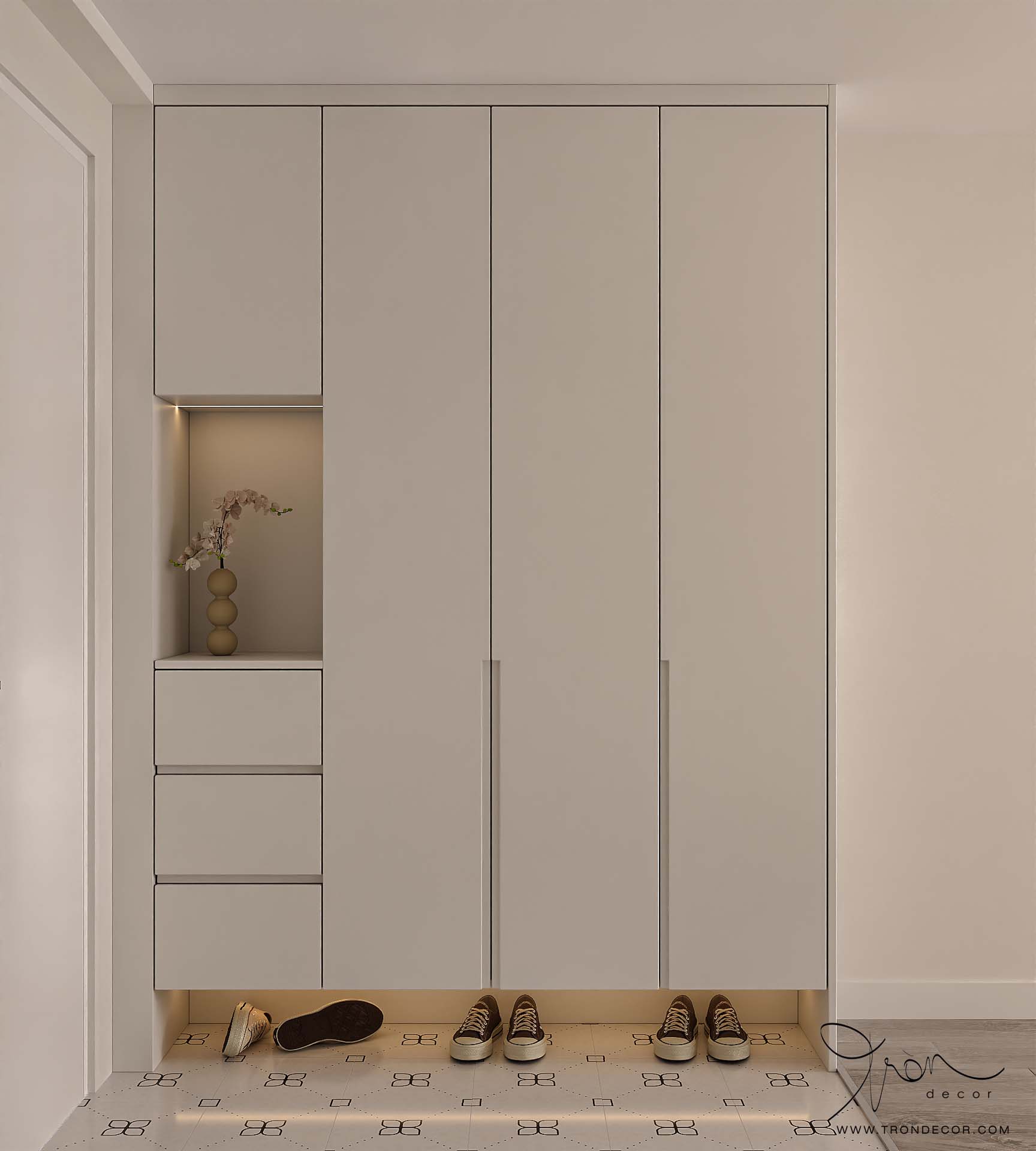 THIẾT KẾ CĂN HỘ 90M2